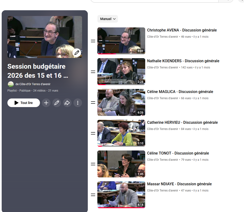 Session budgétaire des 15 et 16 décembre 2025  : nos interventions